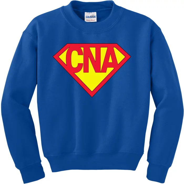 Super Cna Certified Nurse Assistant Superhero Gift Kids Sweatshirt