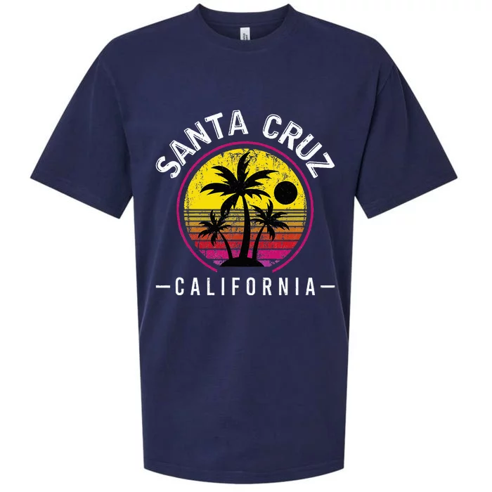 Santa Cruz California Sunset 70s 80s Surfer Sueded Cloud Jersey T-Shirt