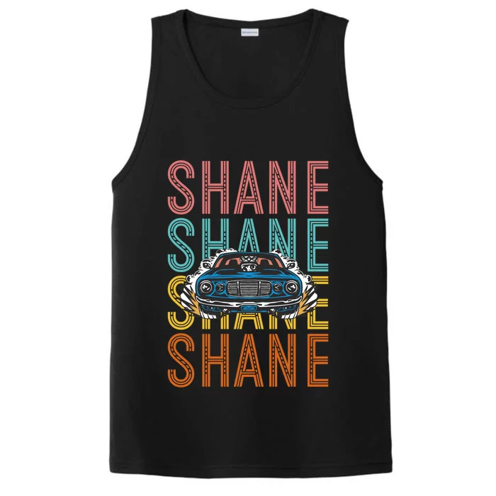 Shane Custom Car Racing Hobbyist Cool Gift Performance Tank