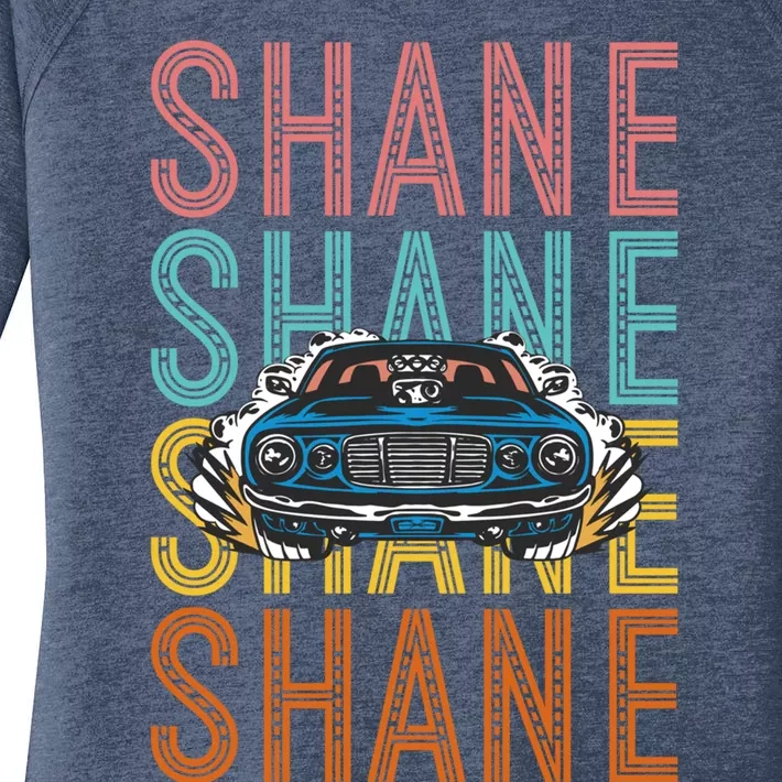 Shane Custom Car Racing Hobbyist Cool Gift Women's Perfect Tri Tunic Long Sleeve Shirt