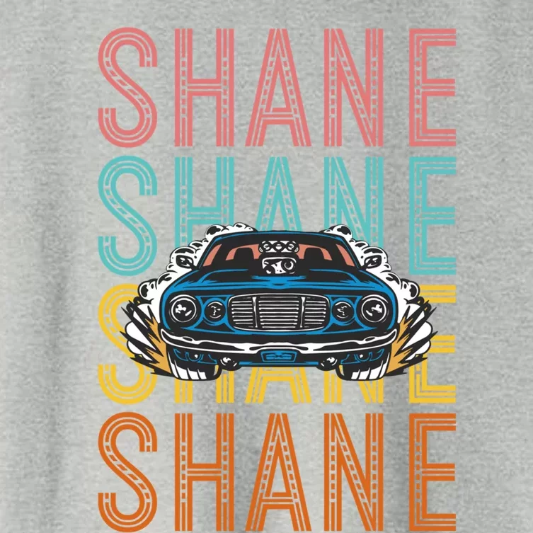 Shane Custom Car Racing Hobbyist Cool Gift Women's Crop Top Tee