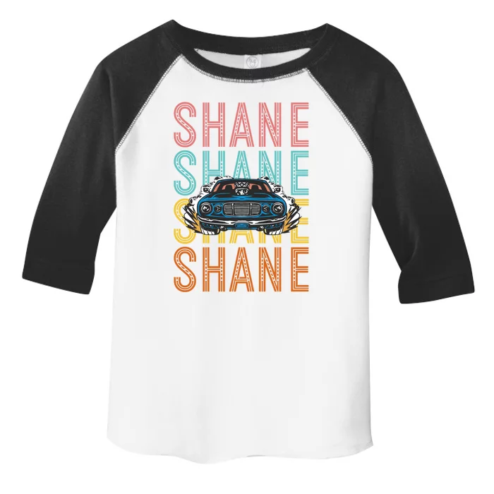 Shane Custom Car Racing Hobbyist Cool Gift Toddler Fine Jersey T-Shirt