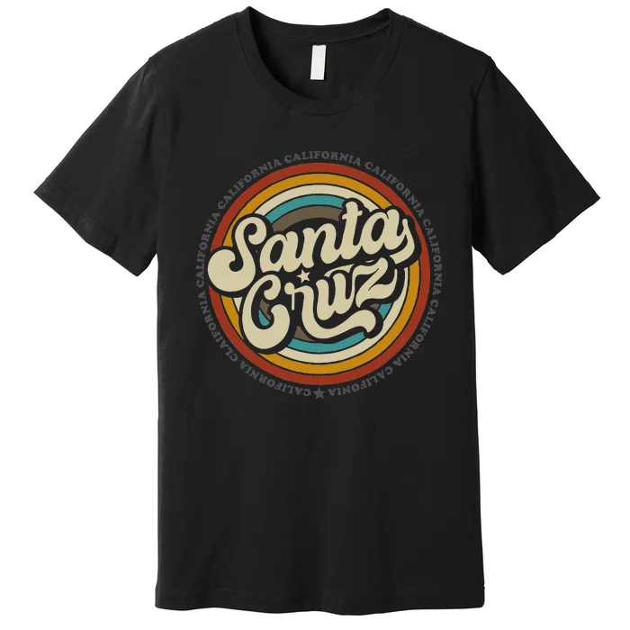 Santa Cruz city in California CA vintage Premium T-Shirt