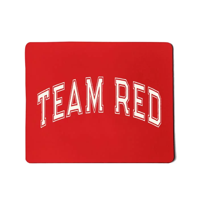 Summer Camp Color TEAM RED Competition Event War Game Mousepad