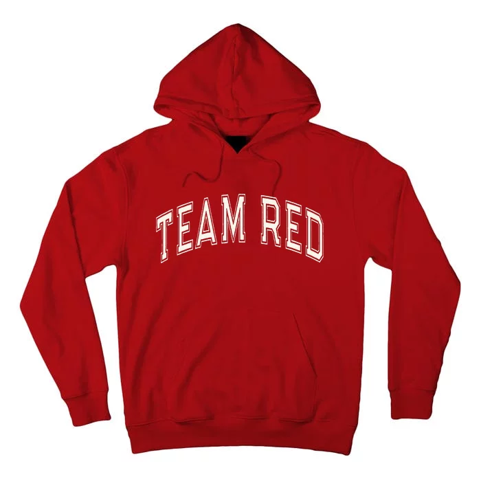 Summer Camp Color TEAM RED Competition Event War Game Tall Hoodie