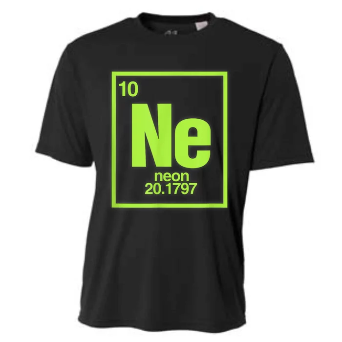 Science Chemistry Chemical Elements Ne Neon Cooling Performance Crew T-Shirt