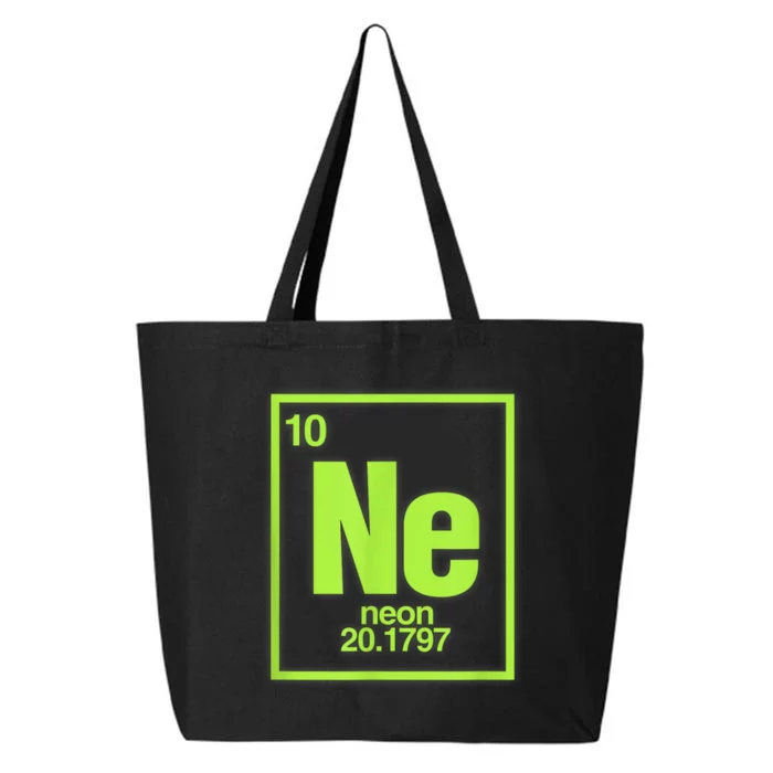 Science Chemistry Chemical Elements Ne Neon 25L Jumbo Tote