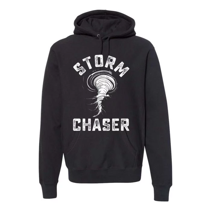 Storm Chaser Costume Tornado Twister Chasers Premium Hoodie