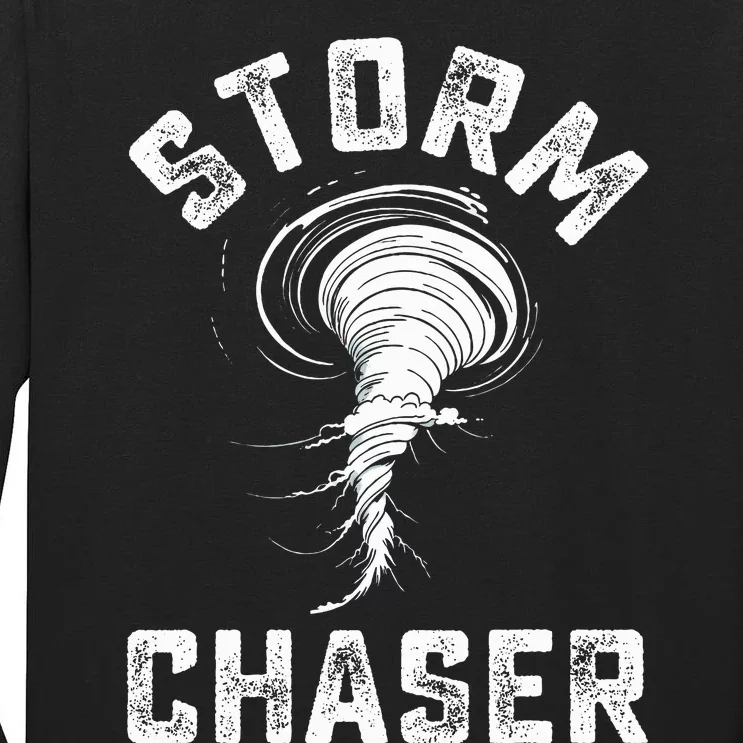 Storm Chaser Costume Tornado Twister Chasers Tall Long Sleeve T-Shirt