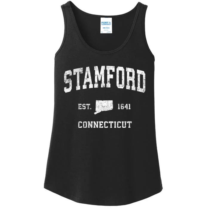 Stamford Connecticut Ct Vintage Sports Ladies Essential Tank