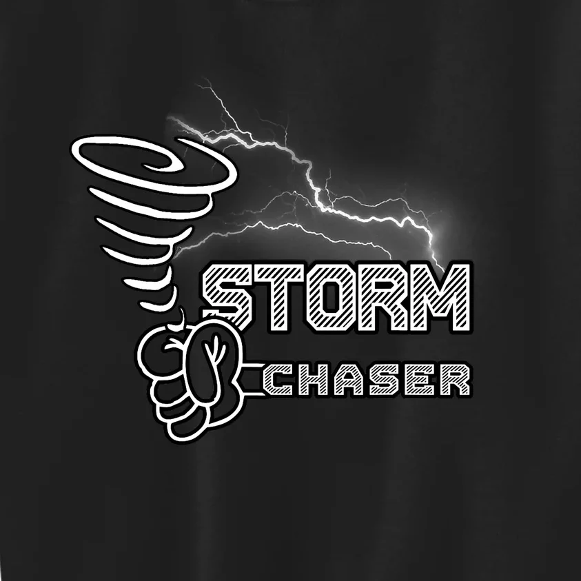 Storm Chaser Cool Electric Lightning Tornado Weather Kids Sweatshirt