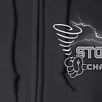 Storm Chaser Cool Electric Lightning Tornado Weather Full Zip Hoodie