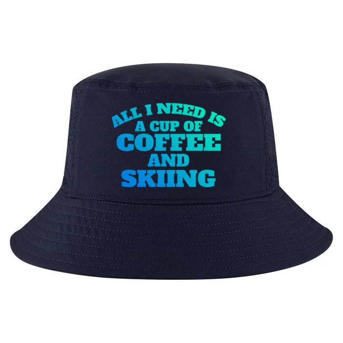 Skiers Coffee Crosscountry Skiing Coffee Skiing Funny Gift Cool Comfort Performance Bucket Hat