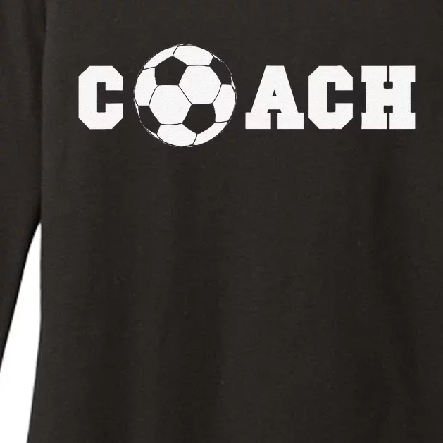 Soccer Coach Coaching Staff Womens CVC Long Sleeve Shirt