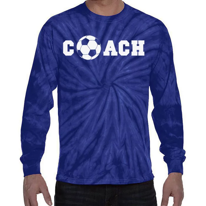 Soccer Coach Coaching Staff Tie-Dye Long Sleeve Shirt