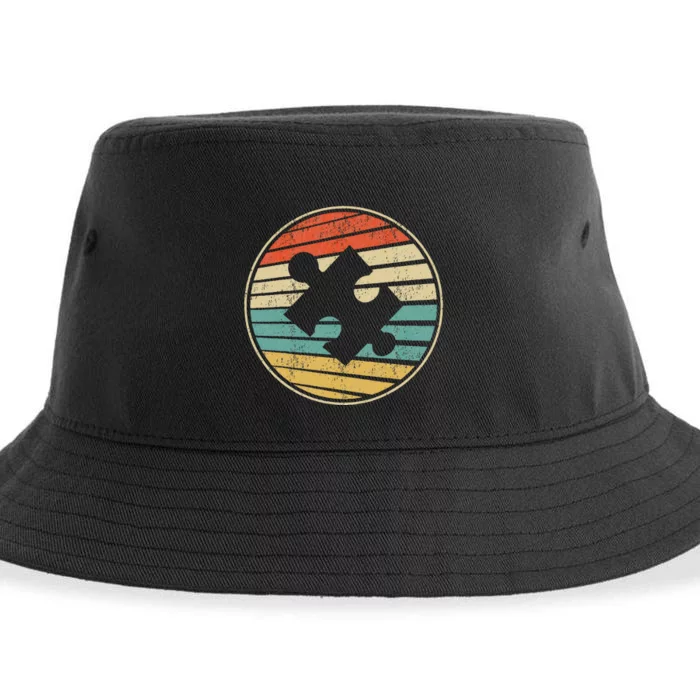 Santa Cruz California Sunset 70s 80s Vintage Sustainable Bucket Hat