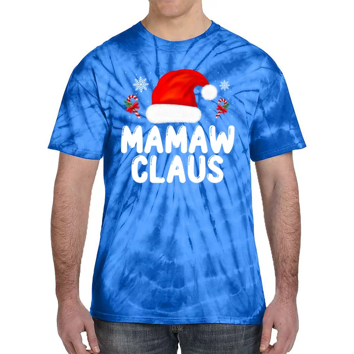 Santa Claus Costume Christmas Holiday Humor Mamaw Claus Great Gift Tie-Dye T-Shirt