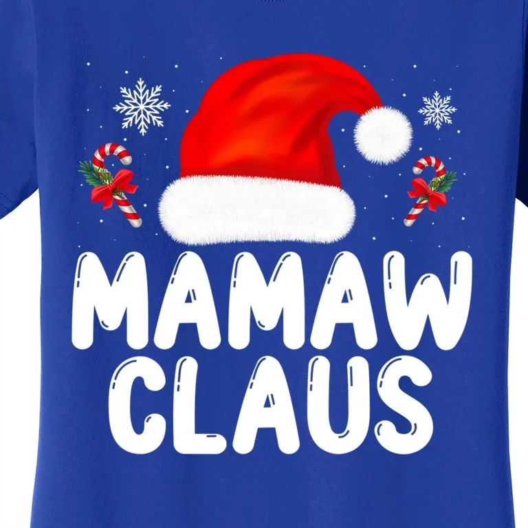 Santa Claus Costume Christmas Holiday Humor Mamaw Claus Great Gift Women's T-Shirt