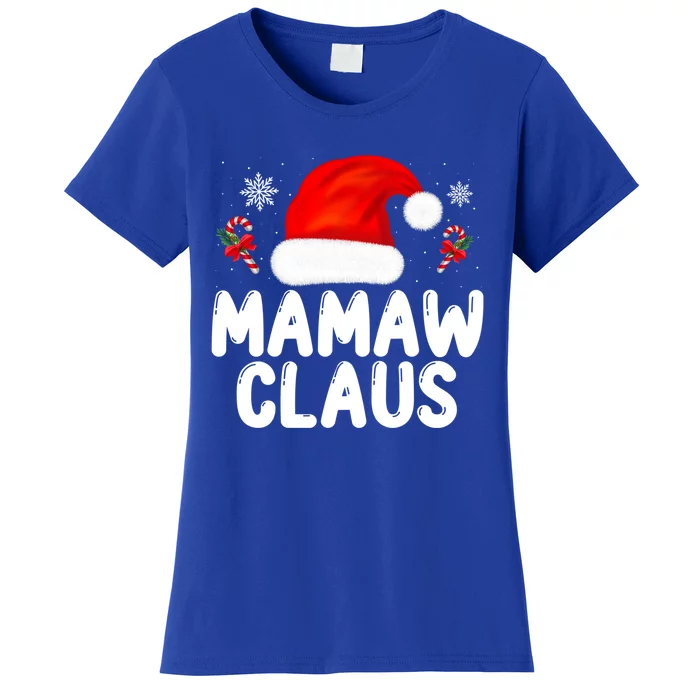 Santa Claus Costume Christmas Holiday Humor Mamaw Claus Great Gift Women's T-Shirt