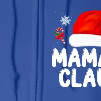 Santa Claus Costume Christmas Holiday Humor Mamaw Claus Great Gift Full Zip Hoodie