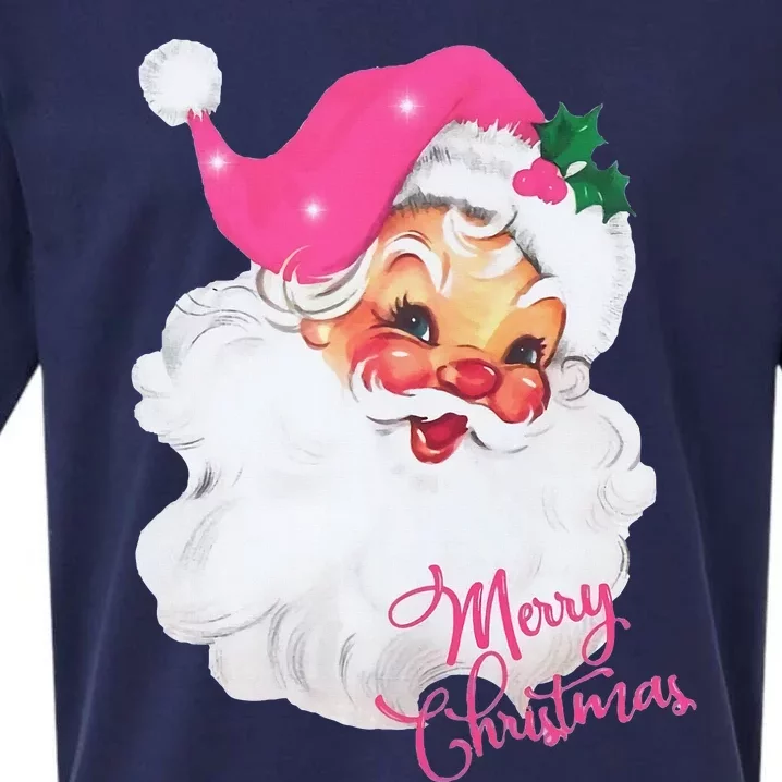 Santa Claus Christmas Design Sueded Cloud Jersey T-Shirt