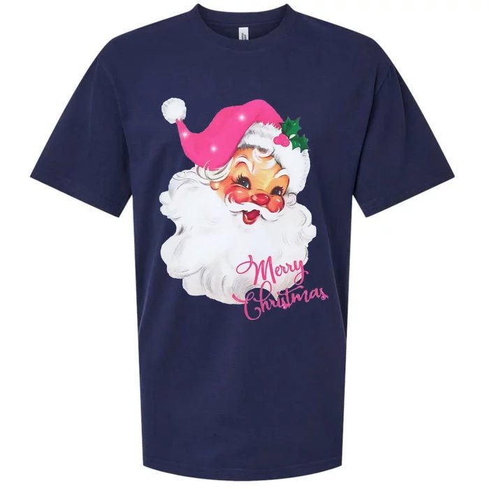 Santa Claus Christmas Design Sueded Cloud Jersey T-Shirt