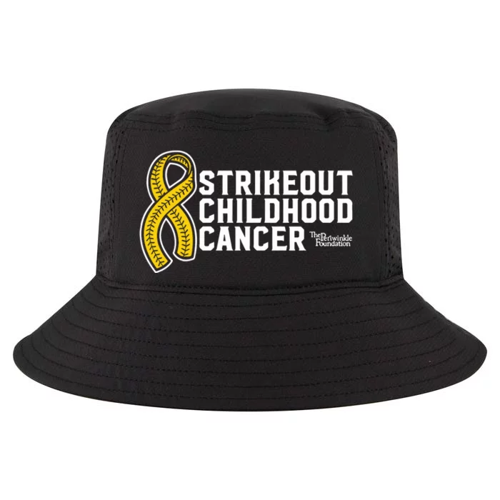 Strikeout Childhood Cancer Cool Comfort Performance Bucket Hat