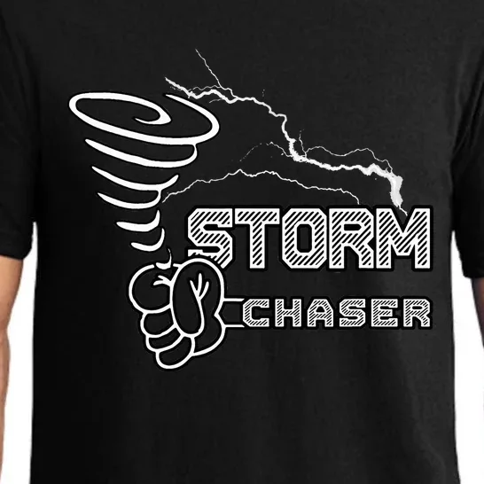 Storm Chaser Cool Electric Lightning Tornado Weather Pajama Set