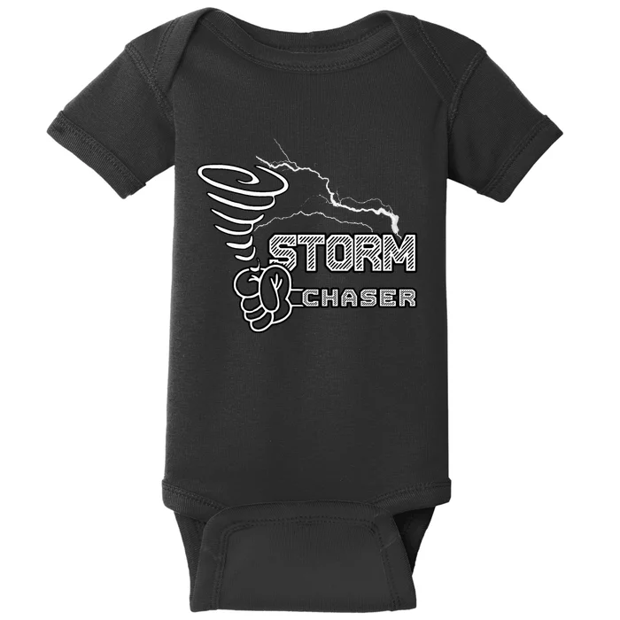 Storm Chaser Cool Electric Lightning Tornado Weather Baby Bodysuit