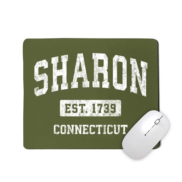 Sharon Connecticut Ct Vintage Athletic Sports Mousepad