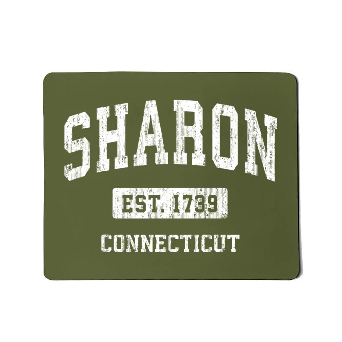 Sharon Connecticut Ct Vintage Athletic Sports Mousepad