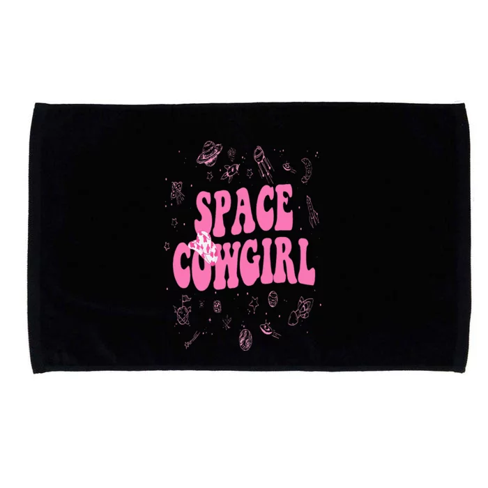 Space Cowgirl Costume For  Retro Groovy 70s Microfiber Hand Towel