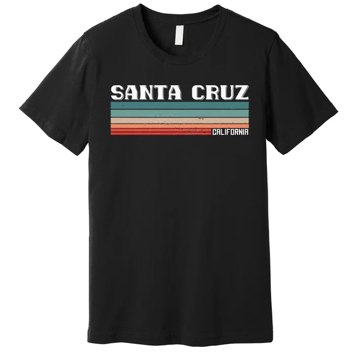 Santa Cruz California Retro Vintage Premium T-Shirt