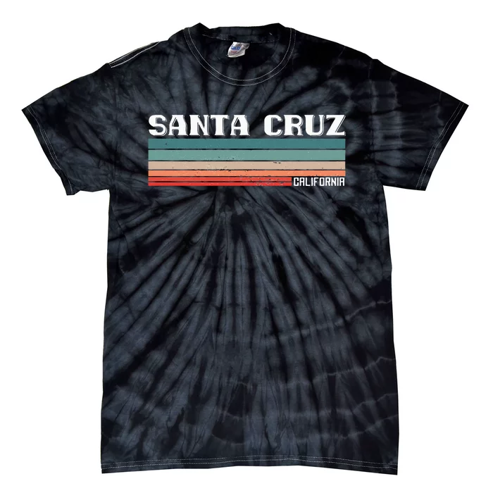 Santa Cruz California Retro Vintage Tie-Dye T-Shirt