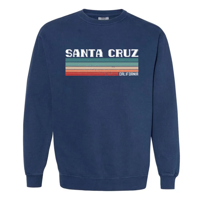 Santa Cruz California Retro Vintage Garment-Dyed Sweatshirt