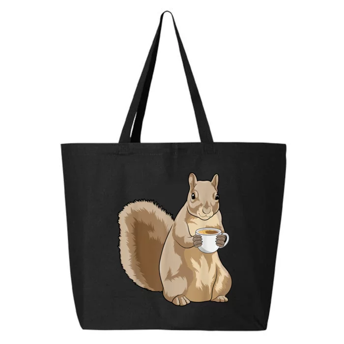 Squirrel Coffee Cup 25L Jumbo Tote