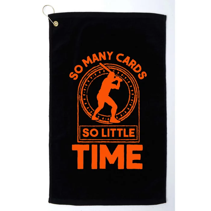 Sports Card Collector Platinum Collection Golf Towel