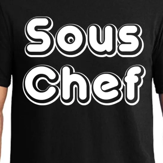 Sous Chef Cooking Kitchen Gift Restaurant Funny Cook Gift Pajama Set