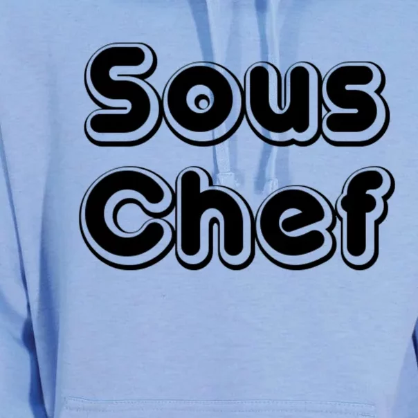 Sous Chef Cooking Kitchen Gift Restaurant Funny Cook Gift Unisex Surf Hoodie