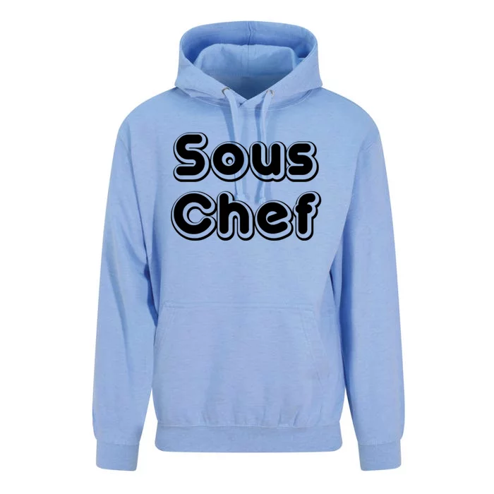 Sous Chef Cooking Kitchen Gift Restaurant Funny Cook Gift Unisex Surf Hoodie