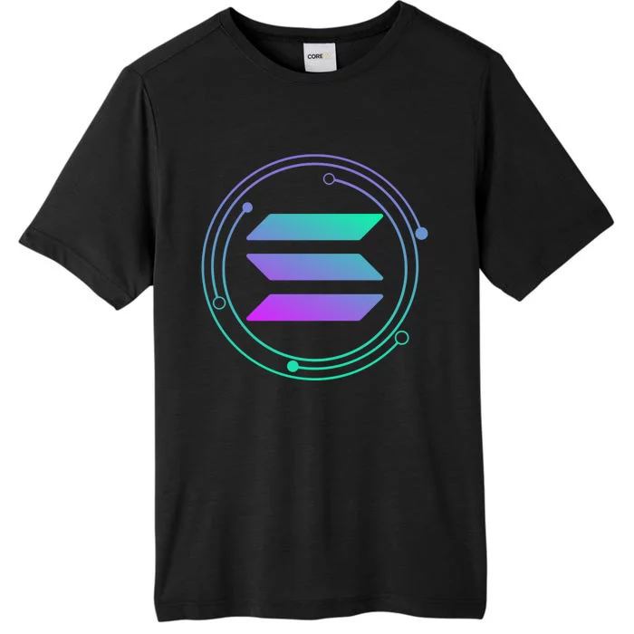 Solana Crypto Coin Currency ChromaSoft Performance T-Shirt