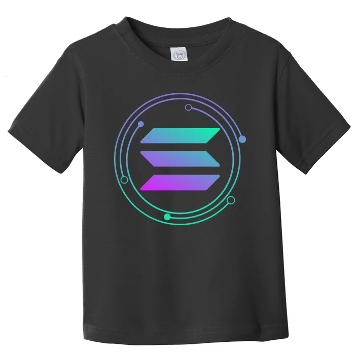 Solana Crypto Coin Currency Toddler T-Shirt