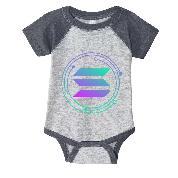 Solana Crypto Coin Currency Infant Baby Jersey Bodysuit