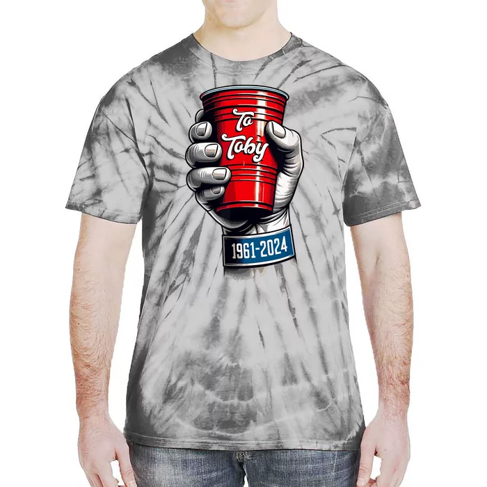 Solo Cup Cheers To Toby Red Solo Cup Tie-Dye T-Shirt