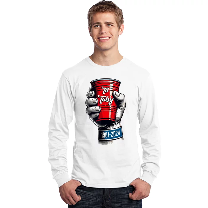 Solo Cup Cheers To Toby Red Solo Cup Long Sleeve Shirt