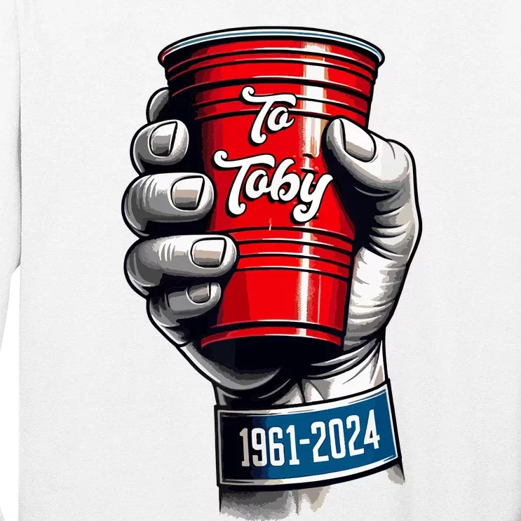 Solo Cup Cheers To Toby Red Solo Cup Long Sleeve Shirt