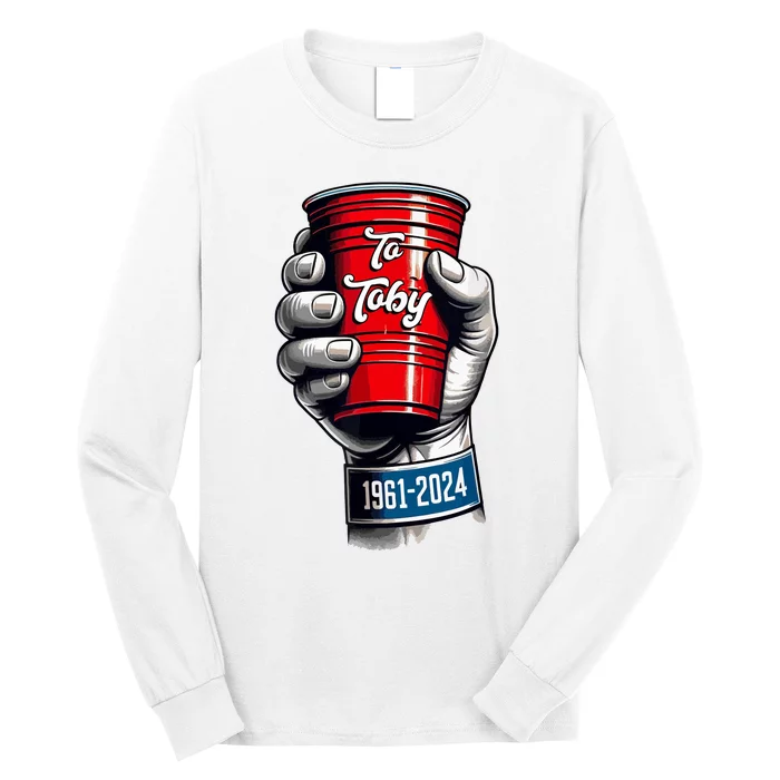 Solo Cup Cheers To Toby Red Solo Cup Long Sleeve Shirt