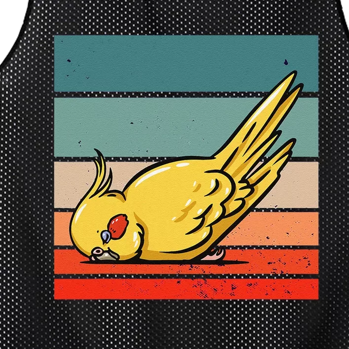 Sleeping Cockatiel Cute Factor Birds Animal Nature Relaxing Mesh Reversible Basketball Jersey Tank