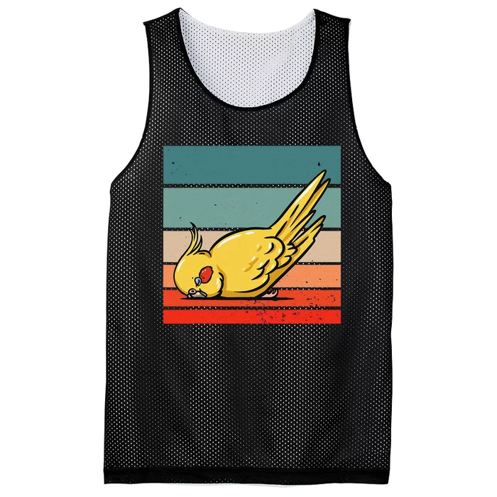 Sleeping Cockatiel Cute Factor Birds Animal Nature Relaxing Mesh Reversible Basketball Jersey Tank