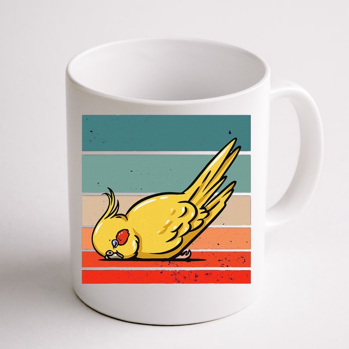 Sleeping Cockatiel Cute Factor Birds Animal Nature Relaxing Front & Back Coffee Mug